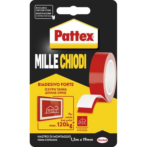 Nastro Millechiodi Mm 19 x 1,5 m Pattex (1/5)