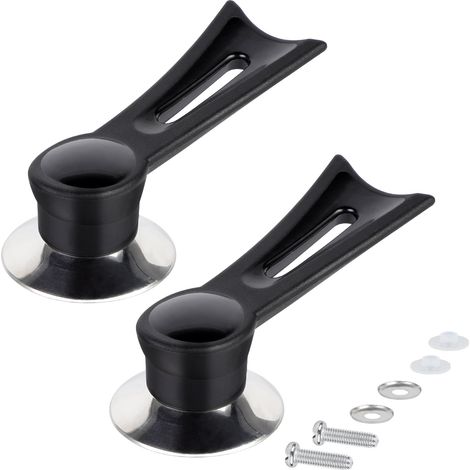 Bouton De Couvercle De Casserole - Acier Inoxydable Résistant À La Chaleur - Pour Ustensiles De Cuisine Et Faitouts - Lot De 2 (1/5)