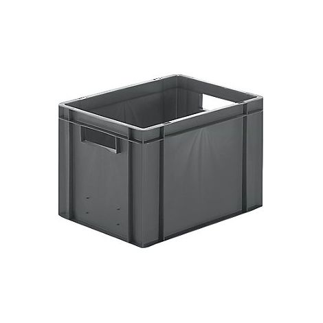 Contenedor de transporte LA-KA-PE L400xA300xH270mm - TK400/270-0 GRIS