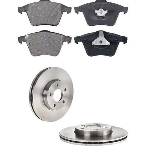 KIT FRENI ANTERIORI compatibile con VOLVO S40 II (544) - DISCHI + PASTIGLIE OEM: P 24 057 , P 24 061 / 17586 , 17587 , 17635 , 18580 /SOSTITUZIONE DIRETTA/BASSA POLVERE/SILENZIOSO (1/5)