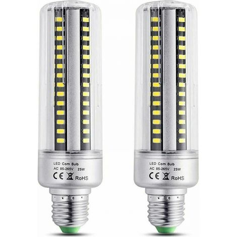 Ampoule E27 25W LED Blanc Chaud 3000K, 2500LM de Haute Luminosité, équivalent Halogène Ampoule 200W, Non-dimmable, E27 LED Ampoule de pour Plafonnier, lot de 2 (1/5)