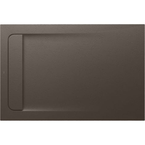 Receveur de douche extra plat en Stonex® Aquos - 1200x800mm - Café (1/2)