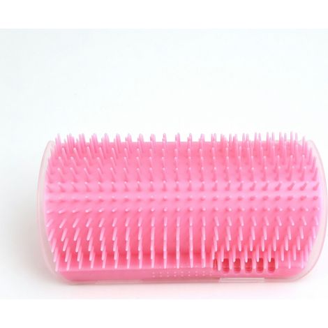 Rascador de masaje antipelo para gato rosa pequeño modelo 10