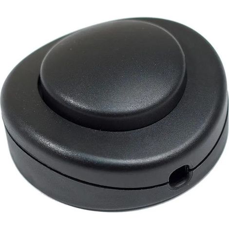 Interruptor Creative Cables Pie Negro 10x10 cm