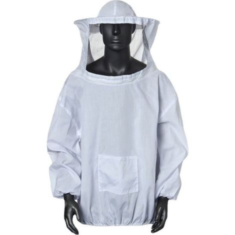Veste Apiculteur - Avec Chapeau Et Voile - Protection Contre Les Abeilles - Taille Unique Adaptée Adulte (1/4)