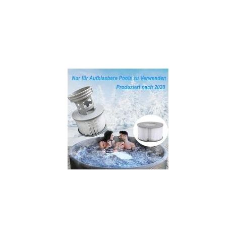 Filtre Spa Lite pour Mspa, 6 pcs Filtre pour Whirlpool MSpa à Partir de 2020, Filtre pour Mspa Lite, Cartouche de Filtre à Eau pour Piscines Gonflables, Bains à Remous et Spas (1/4)