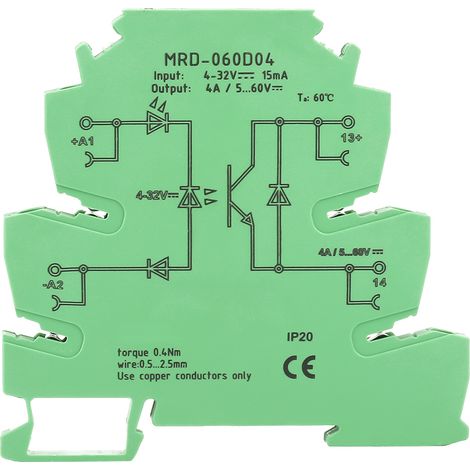 MRD-060D4 Ultra Thin PLC Relay Power Amplifier Board DC Solid State Relay Module (1/5)