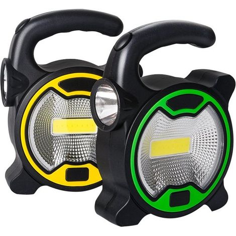 2 lampade da campeggio a batteria, illuminazione per tenda, lanterna da campeggio per esterni, lanterna portatile a LED per tenda con 2 LED (1/5)