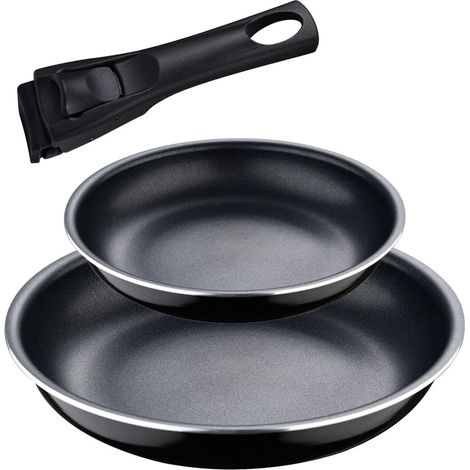 Set de 2 Poêles (Ø20+Ø26cm) Click & Cook Bergner (1/5)