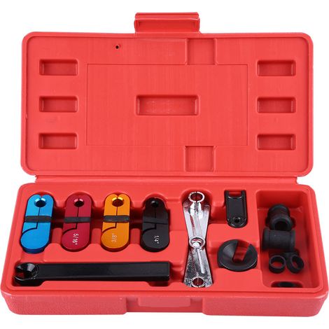 Kit de 8 outils de déconnexion de conduites de refroidisseur d'huile de transmission et de carburant pour voiture, avec filtres de réservoir (1/5)