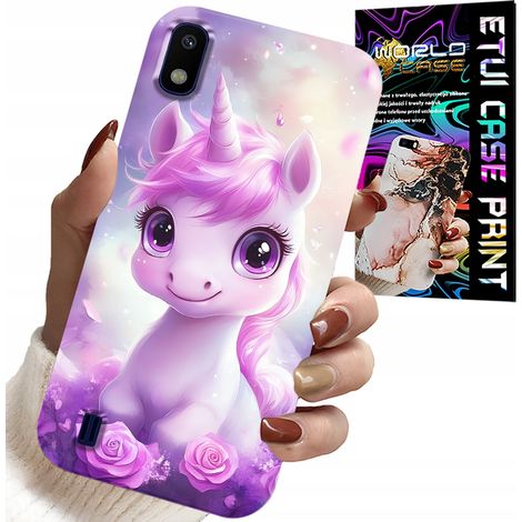 Hülle für Samsung A10 – niedliches Einhorn, Muster für Kinder (1/5)