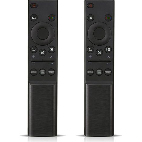 Universelle Ersatzfernbedienung für Samsung TV BN59-01358B – 2er-Pack Infrarot-Fernbedienungen für Samsung Crystal QLED OLED Curved HDTV 4/8K UHD, Curved Shape, Smart TV-Serie (1/5)