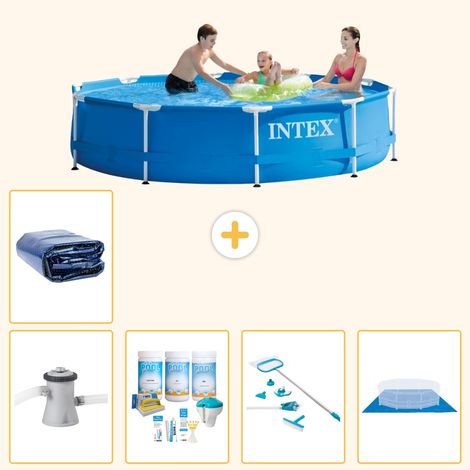 Intex Piscine Tubulaire Ronde - 305x76 cm - 6-pièces S20462 (1/5)