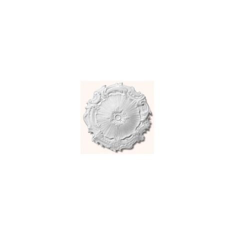 DECOSA Rosace Eleonora Ø 41 cm - polystyrène - blanc - 1 pce (1/7)
