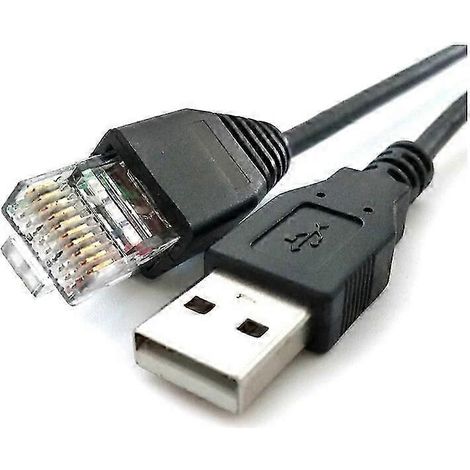 AP9827 USB-zu-RJ50-Konsolenkabel für APC Smart-UPS 940-0127B, 940-127C und 940-0127E, mit umspritzter Schutzhülle, 1,8 m