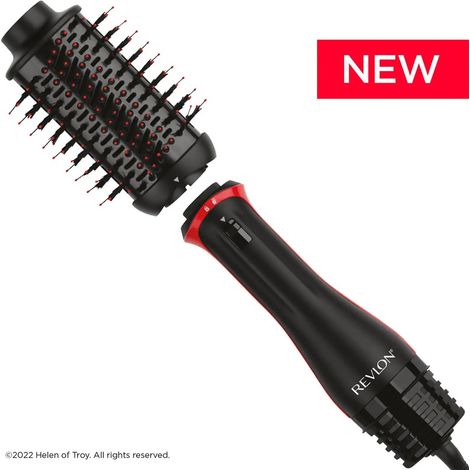 Revlon RVDR5298E One-Step Volumiser Plus Spazzola Volumizzante 820W Ceramica e Titanio Ionica 4 Impostazioni colore Nero