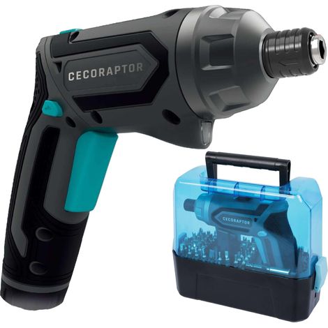 Visseuse Devisseuse Sans Fil 6 + 1 Positions. Visseuse Sans Fil 4 V, 1500 mAh, 60 Min D'Autonomie, Couple 4 Nm, 200 Tr/Min, Ergonomique, Tête Rotative, Lampe Intégrée (1/5)