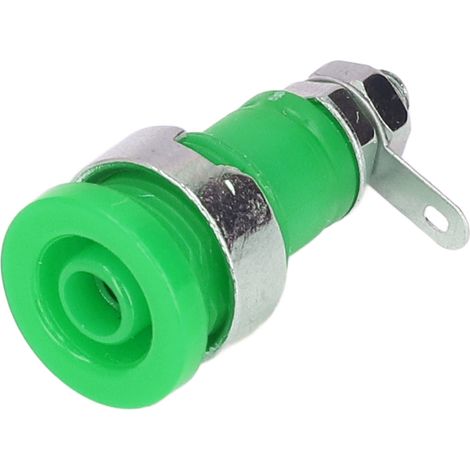 50 Prises Banane 4mm, Excellente Performance, Matériau Durable, Usage Électrique Polyvalent, Accessoires de Test, Vert (1/5)