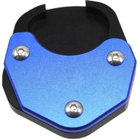 (Bleu) Accessoire moto Tiger660 : extension de béquille latérale, plaque de renfort, compatible avec Tiger660 et Tiger Sport 660 (2022) Maxpower (1/4)