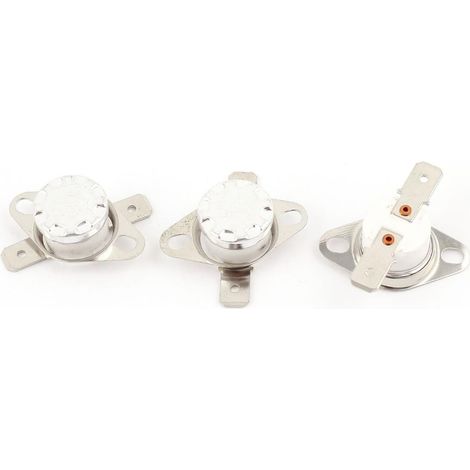 sourcing map Temperature Switch KSD301 250V 10A 347°F Nc 3pcs