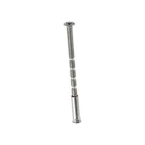 TORNILLO PASANTE ENSAMBLAR NIQUEL SATINADO BL4 - M4X75