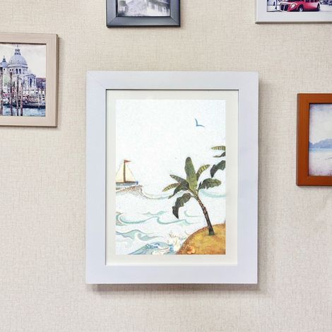 Cadre photo décoratif en bois pour enfants (1/5)