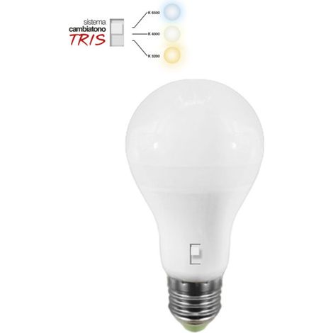 Lampada LED 12W E27 luce fredda 6500K STO11025/B per ambienti daylight