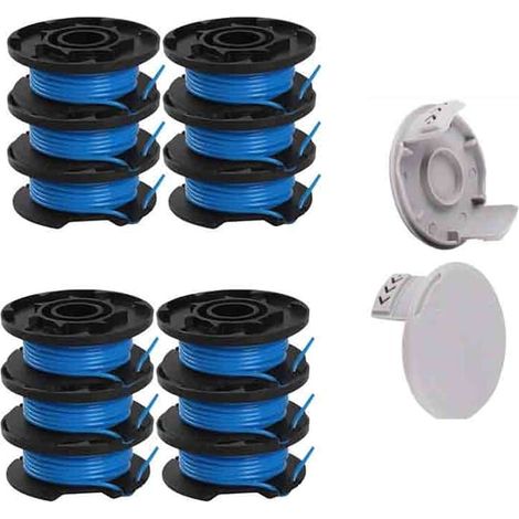 Bobines de rechange avec capuchon pour coupe-bordures RYOBI (1/5)