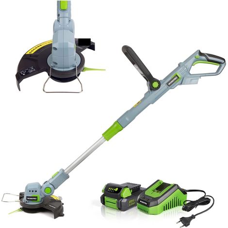 Tondeuse à Gazon électrique 20V 2000mAh Li-ION Coupe-Herbe sans Fil dégagement Automatique Coupe-chaîne élagage Outils de Jardin (1/5)