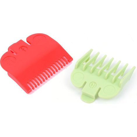 2 pièces guides de coupe pour tondeuse cheveux, attaches compatibles peignes de précision professionnels (1/5)