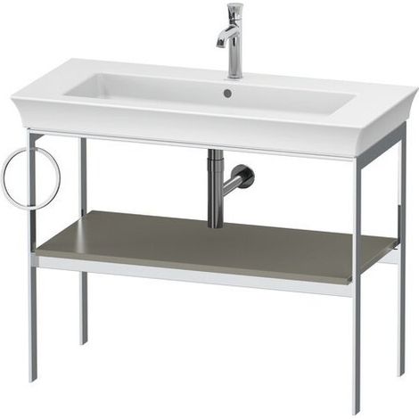 DURAVIT WT4544L9292 Console métallique pose au sol White Tulip (1/2)