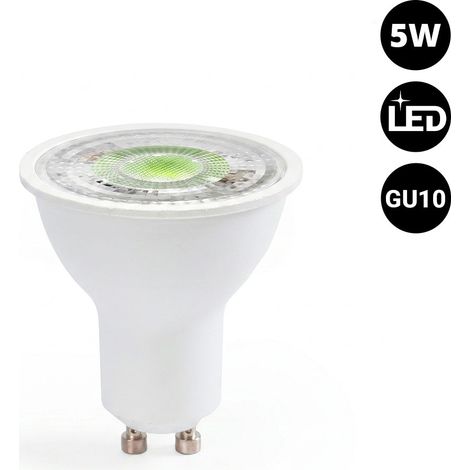 Bombilla LED De Colores - GU10 - 5W - 45º - Verde