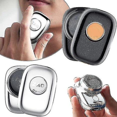 Distinguisha Mini-Rasierer, tragbarer Elektrorasierer – Silber