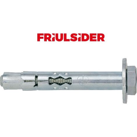 FRIULSIDER TSA-PATTEN TASSELLO ZINCATO ANCORANTE IN LAMIERA AVVOLTA CON VITE TE - 10x80/35-M8 (1/3)