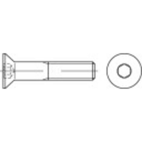 VIS À TÊTE FRAISÉE TOOLCRAFT 401638 100 PC(S) M4 12 MM TÊTE FRAISÉE 6 PANS INTÉRIEURS ACIER INOXYDABLE DIN 7991 (1/3)