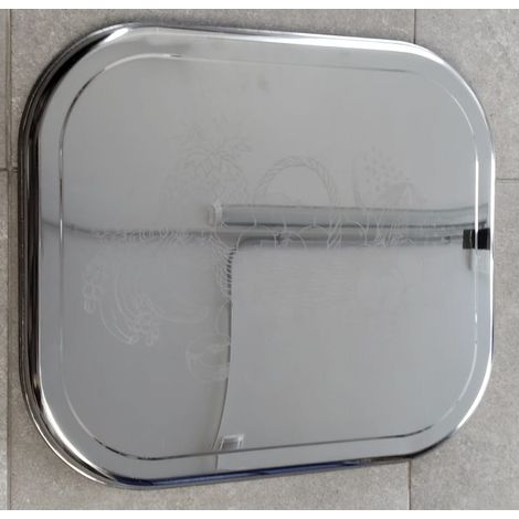 Cubreencimera vitro redonda inox