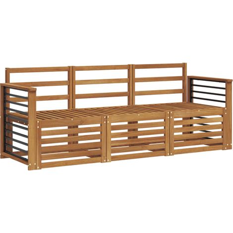 Sofagarnituren 3 pcs Massivholz Akazie vidaXL