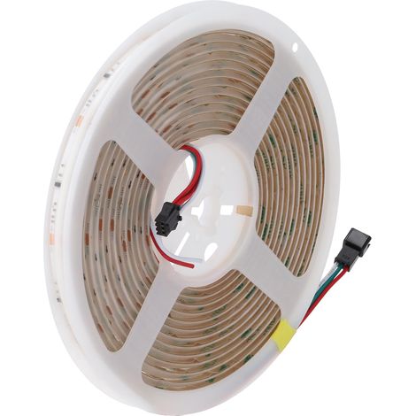 Striscia LED COB Digitale 2811 20IC/m 5M 19W/M RGB IP65 24VDC (1/5)