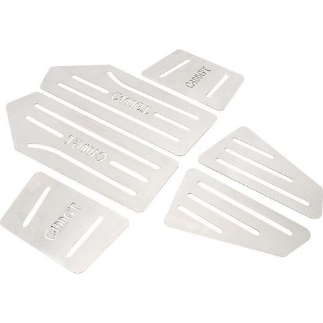 Pedalschutz-Set aus Edelstahl für BMW C400GT Motorrad, ab Lager verfügbar. (1/4)