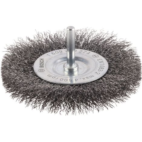 Bosch Brushing PRO Metal clean Wire Wheel Straight Shank 100 x 0.2 mm 1609200274
