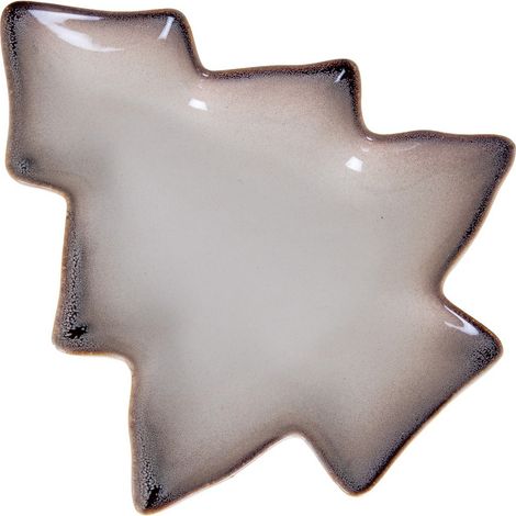 Small Everin Tree Dish - Ceramic - L18 x W21 x H3 cm - White
