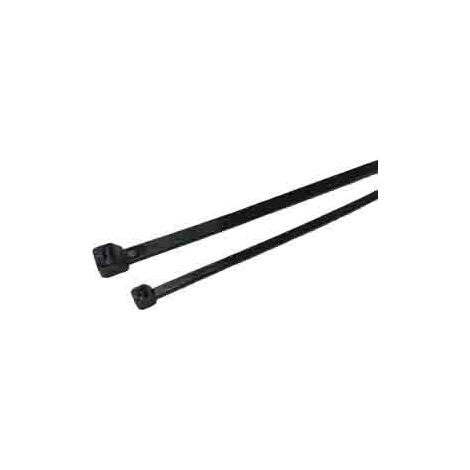 Serre-câble RS PRO Noir en Nylon 66, 450mm x 8 mm ( Prix pour Sachet de 50 )