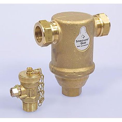 SpiroTrap Séparateur de particules et de boues bague de serrage 22 mm (1/2)
