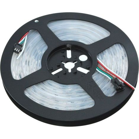 Ruban LED intelligent IC RGB 12V DC - 14,4 W/m - IP65 - 60 LED/m (1/5)