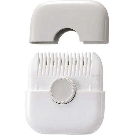 2-in-1 Haarschneider, Friseurkamm, Pony-Trimmer, Mini-Make-up-Werkzeuge für Zuhause, Grau (1/5)