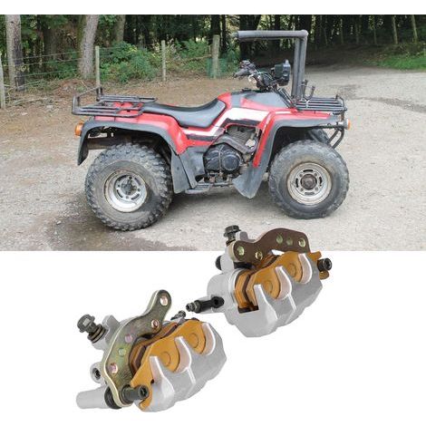Pinzas de freno izquierda y derecha de 2 piezas para Kawasaki Bayou 300 400 KLF300 KLF400 / Brute Force 650 750 (1/5)
