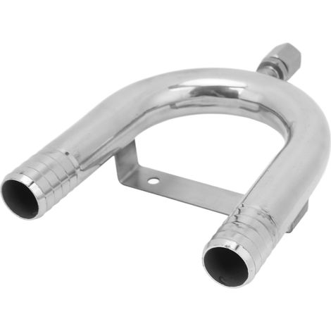 Boucle d'aération anti-siphon 25mm 1in en acier inox 316 vanne pour WC bateau yacht camping-car (1/5)