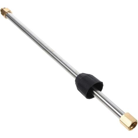 Rallonge De Lance De Pulvérisation Tige Extension Acier Inoxydable Accessoire Pour Nettoyeur Haute Pression Pour Lavage De Gouttière Voiture (1/5)