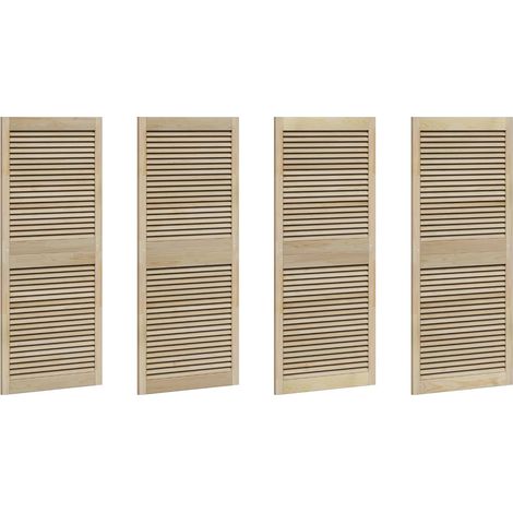 Maison Exclusive - Puerta de Armario 4 pcs Natural 140,5 x 2,1 x