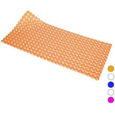TAPIS ANTIDÉRAPANTE POUR BAIGNOIRE MODÈLE RONDO' 72 X 36 CM Dimensions : Orange